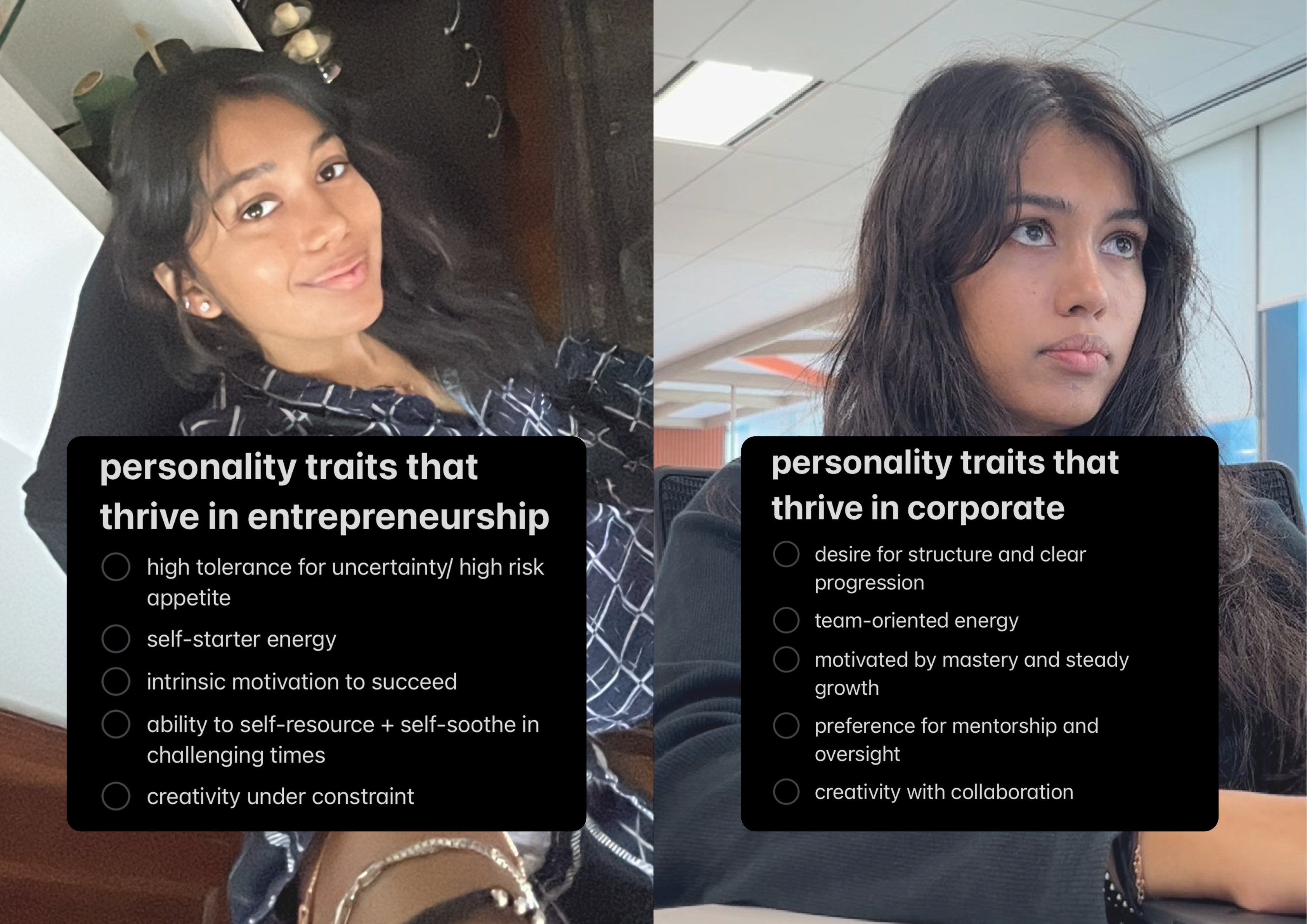 Traits That Thrive in Entrepreneurship Vs. Corporate Life